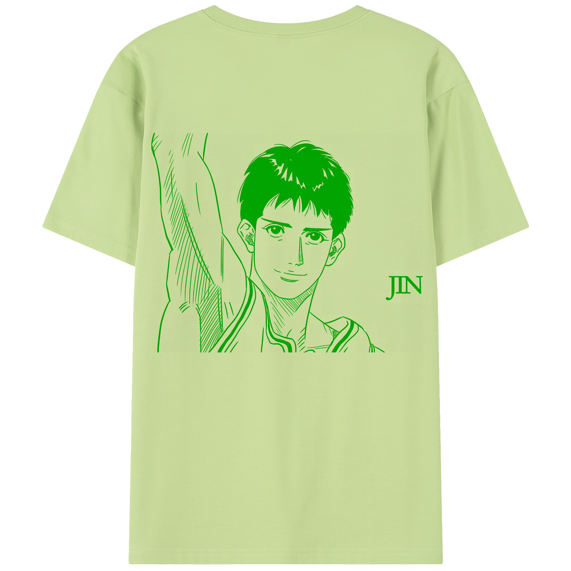 SLAM DUNK／スラムダンク 綿100％半袖Tシャツ（背面プリント）
